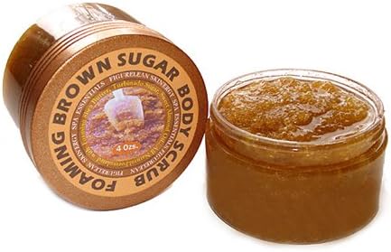 Foaming Shea Butter &amp; Brown Sugar Scrub/ Caribbean Coconut/ 4 Oz