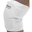 Shock Wave Elastic Cloth Knee Pads - White