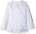 Amy Byer Girls' 2-Fer Top with Tie-Front Detail and Lace Back