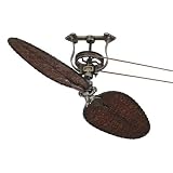 Americana Short Neck Black Ceiling Fan
