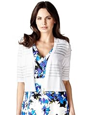 Per Una Sheer Striped Dress Cardigan