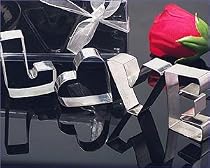 4 Pc. Love Tin Cookie Cutter Set - Wedding Party Favors