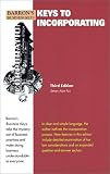 Keys to Incorporating (Barron's Business Keys)