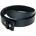 Schwarzer G�rtel f�rs Buckle, Obermaterial Leder, S-XL