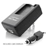 PRO SERIES AC & DC FUJI BC-45 Equivalent NP-45 Charger for select FujiFilm FinePix Cameras