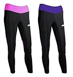 FFS Compression Tights, Ladies - performance running jogging gym female womens, Pink, Purple