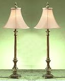French Colonial Table Lamp - Set of 2