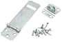 Stanley Hardware 3-1/2-Inch Adjustable Staple Safety Hasp, Zinc Plated #811800700