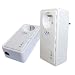 LEA - Duo NetSocket200S - Pack de 2 adaptateurs CPL 200 Mbps avec prise �lectrique