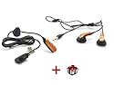 HPM-64 ORANGE METALIC Stereo Kopfhörer für Sony Ericsson 
W580i+Überraschungsgeschenk