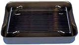 14.5 Roasting Dish with Meat Grid - Dish is Hard Anodised from Samuel Groves & Co Limited