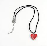 NCAA Crystal Heart Reversible Necklace