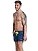 Neleus Men's Beach Shorts Swimming Trunk with Pockets,802# Navy Blue,USA S,Tag M
