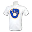 Milwaukee Brewers Cooperstown Official Logo T-Shirt (White)