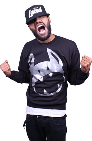 Fully Laced The RAH! Signature Holiday Sweatshirt (Silver) hood ,Sweatshirts for Men