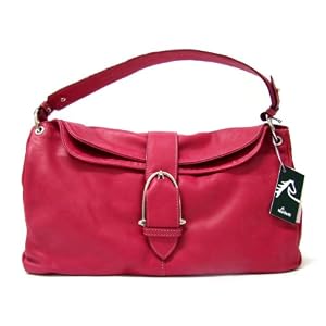 NARDELLI Italian Designer Handbag Shoulder Bag in Red or Yellow Leather