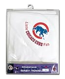 Chicago Cubs Hooded Baby Towel (White)