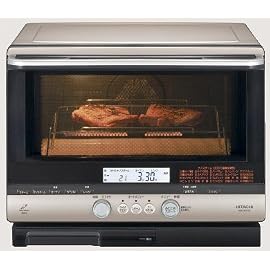 HITACHI ヘルシーシェフおいしさメドレー 過熱水蒸気オーブンレンジ シャンパン MRO-BV100-N