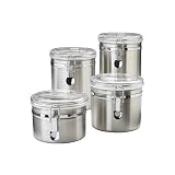 18/8 Stainless Steel Canister, Set of 4