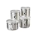 Kitchen & Housewares : 18/8 Stainless Steel Canister, Set of 4