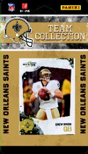 2010 Score New Orleans Saints Team Set of 13 NFL cards with Drew Brees, Reggie Bush, Darren Sharper, Patrick Robinson Rookie Card & more