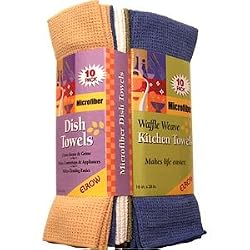 Eurow Microfiber Kitchen and Dish Towel Set 20-Pack