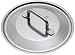 Kitchen & Housewares : Sitram Catering 8-5/8-Inch Commercial Stainless Steel Lid