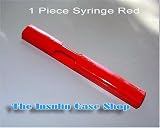 Single Syringe 1 Piece Case Color Red