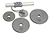 Power Wrist Roller w/ 1″ Grey Plates (1.25lb, 2.5lb, 5lb, 7.5lb)
