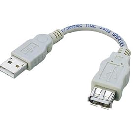 ELECOM USB2.0スイングケーブル USB(A)オス-USB(A)メス 0.05m USB-SEA01