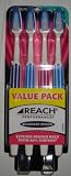 Reach Advanced Design Toothbrush, Soft, Full Head -Value Pack of 4