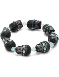 Tarina Tarantino "Iconic" Zombie Skull Stretch Bracelet
