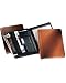 Millennium Leather Genuine Leather Zip-Around Writing Pad Holder