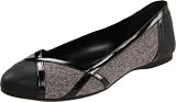 Jessica Simpson Women's Cedia Flat,Black/Grey,8 M US
