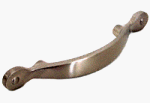 Amerock, B Inspirations Plain Pull, 3-inch Centers, Satin Nickel