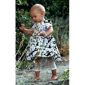 Lacy Leggings - White w/Bling Size 12-18
