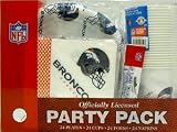 Denver Broncos 96 Piece Plastic Dinnerware Set by Duck House Sports