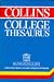 Book Collins College Thesaurus