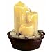 HoMedics Envirascape Shimmering Towers Illuminated Relaxation Fountain Image