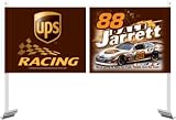 Dale Jarrett Nascar Driver Car Flag