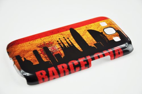 3D Samsung Galaxy S3 Spanien Spain Barcelona Fahne Flag Flagge Cover Case Hülle