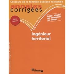 Ing�nieur territorial 2011 - Concours externe - Cat�gorie A