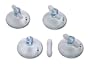 Cruiser Accessories 78410 Suction Cups,  Clear, 4 pack