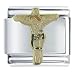 Crucifix Italian Charms Bracelet Link