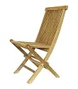 Ambientehome 62225 Klappstuhl JAVA ohne Armlehne, Teak