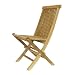 Ambientehome 62857 Klappstuhl Samui ohne Armlehne, Teak