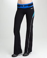 Power Blue Colorblock Belted Pant - BEBE SPORT
