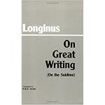 On Great Writing (On the Sublime) book cover