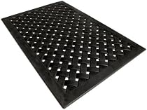 Strathwood Rubber Mesh Rectangular Door Mat [Amazon Frustration-Free Packaging]