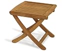 Teak Footstool/Side Garden table